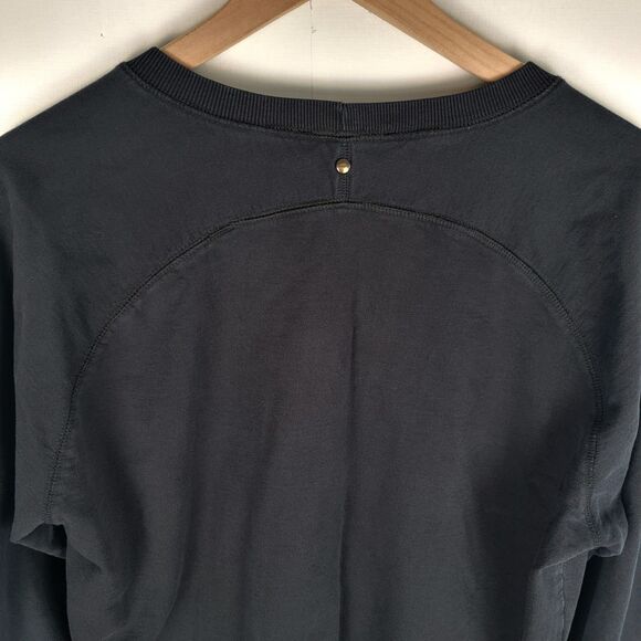 Diesel Womens Sweatshirt Size S Flamingo Hearts Light Weight Y2K Black - Picture 8 of 11